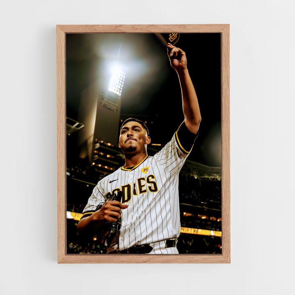 Poster Batteur de San Diego – affiche Baseball (vue 4)